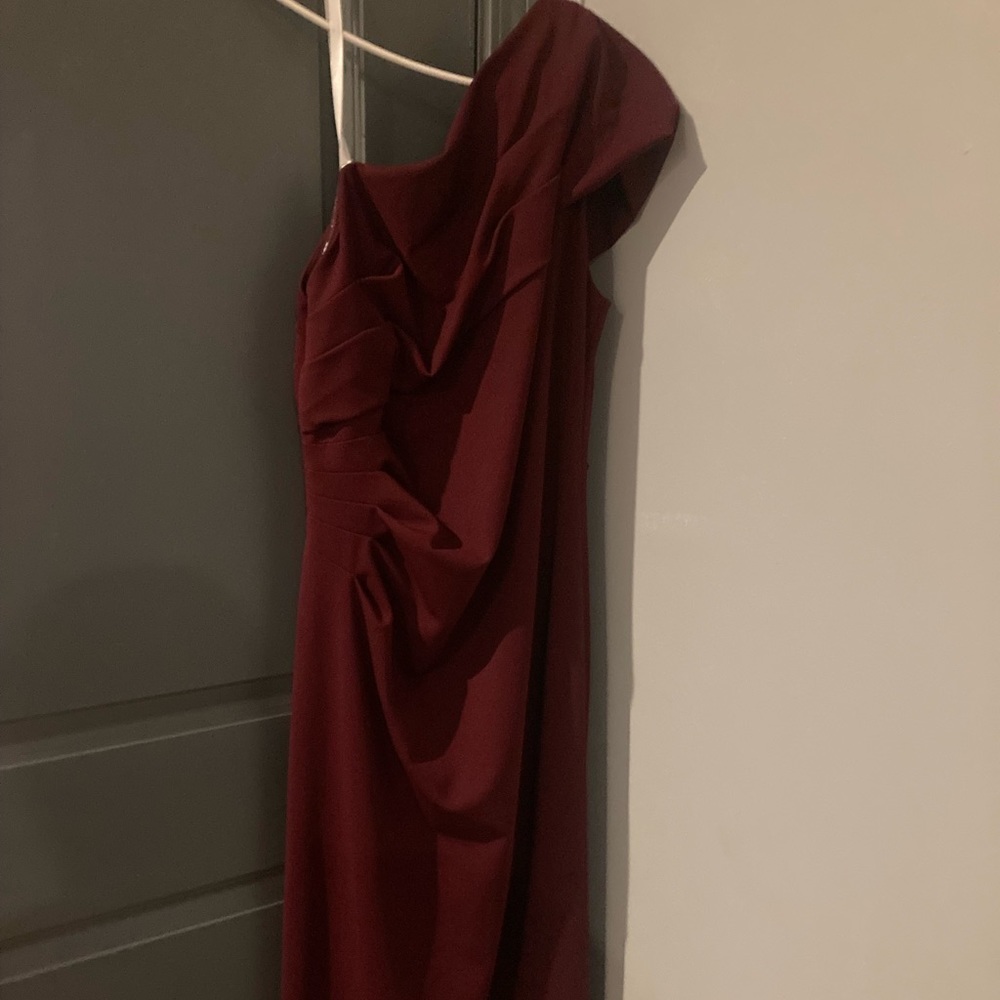 Burgundy Bridesmaids Dress
